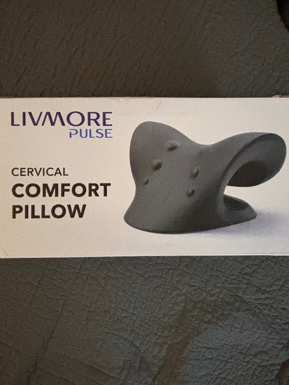 LIVMORE Pulse -  Cervical Comfort Pillow - Black
